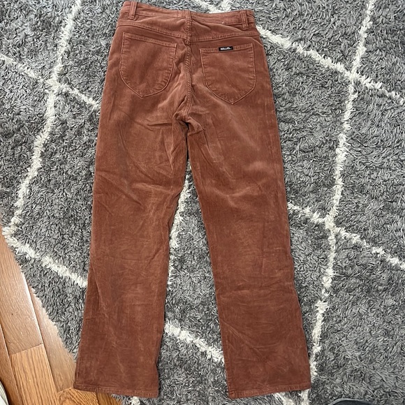 Rollas burgundy straight leg corduroy pants - free people - Picture 5 of 5